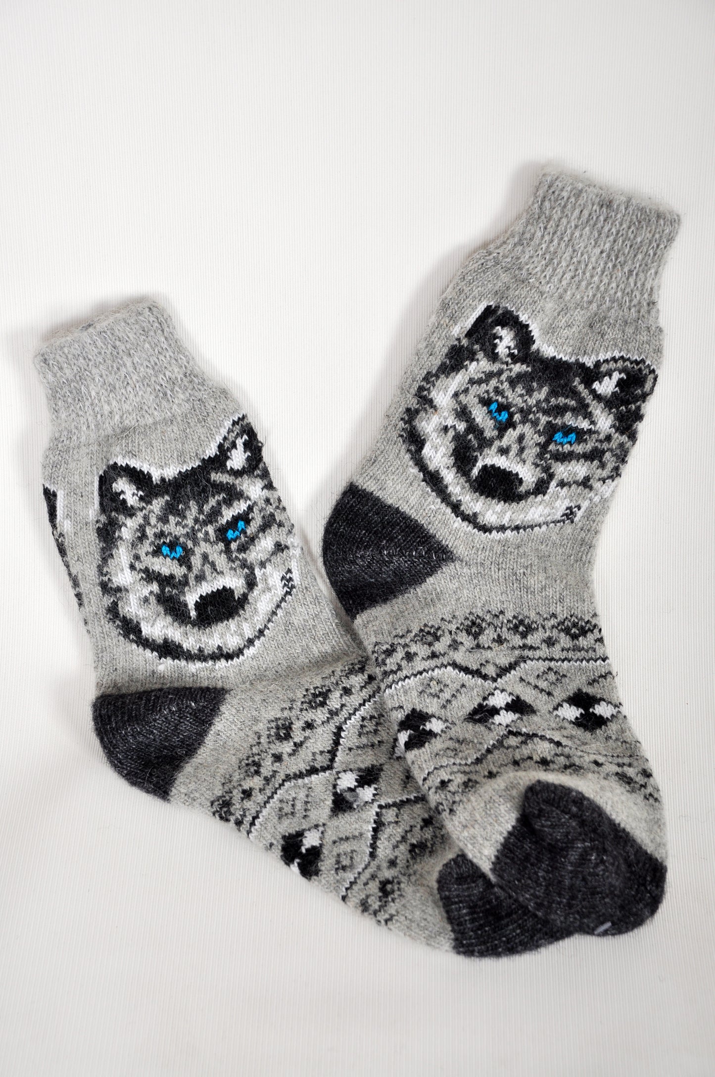 Men’s Wool Socks – Grey Wolf | UK 6.5–10.5